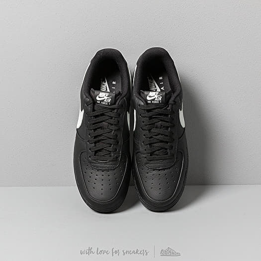 Nike air force 1 premium black clearance & barley grey