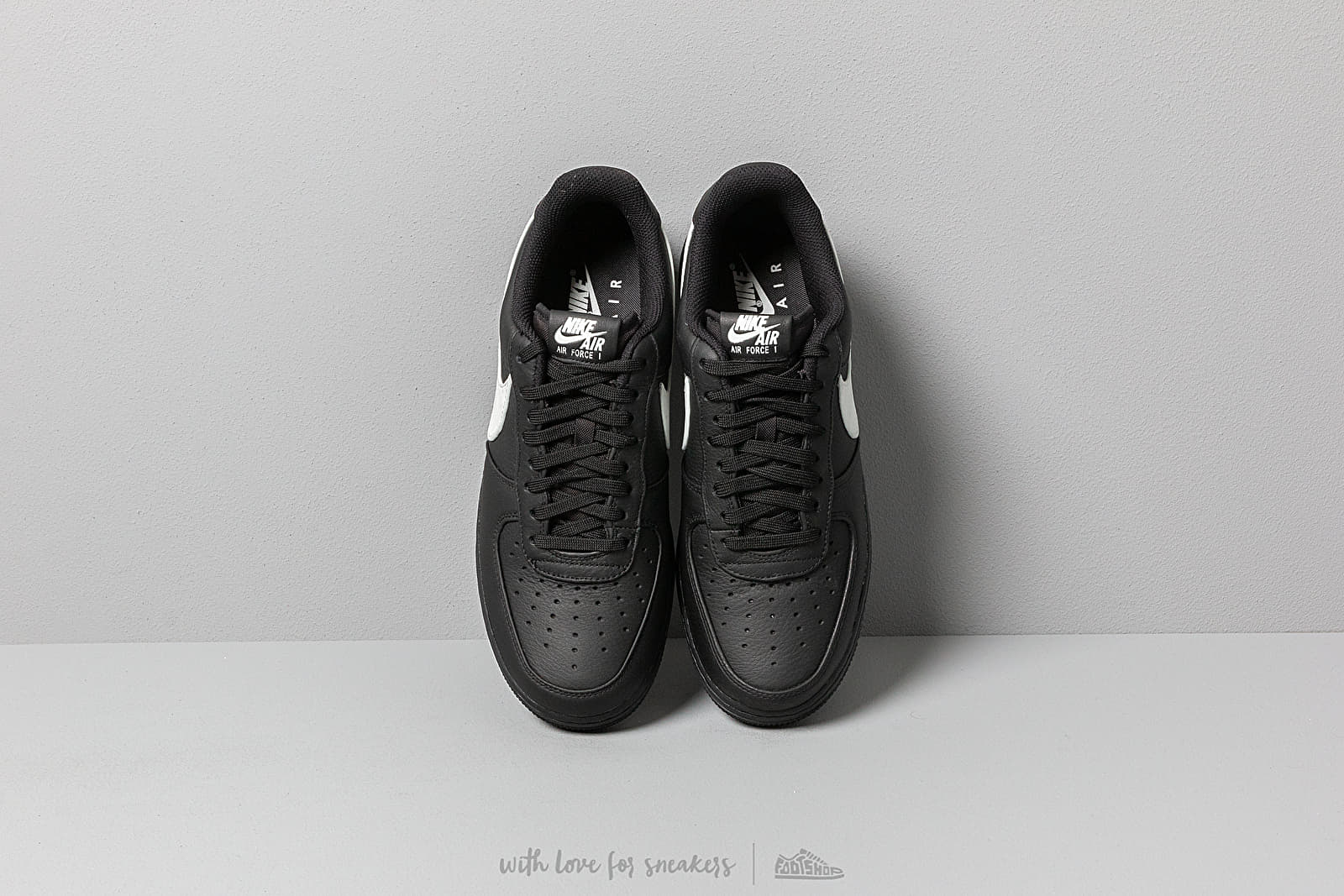 Nike air force 1 premium black & barley grey clearance