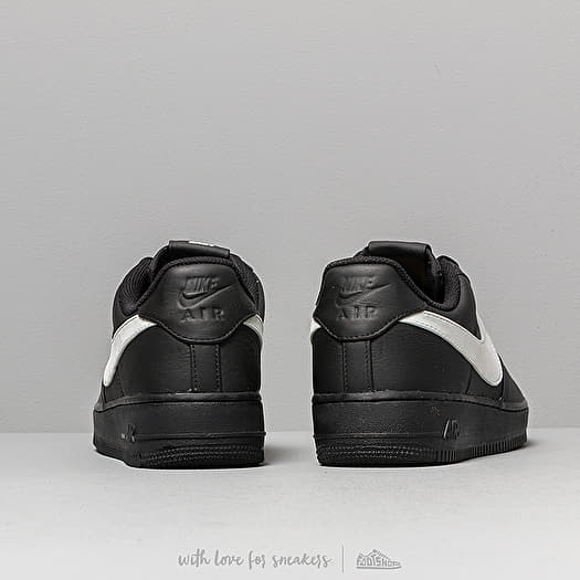 Nike air force 1 premium black clearance & barley grey