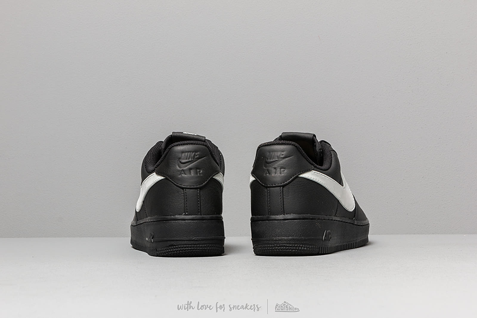 Nike air force 1 premium black & barley deals grey