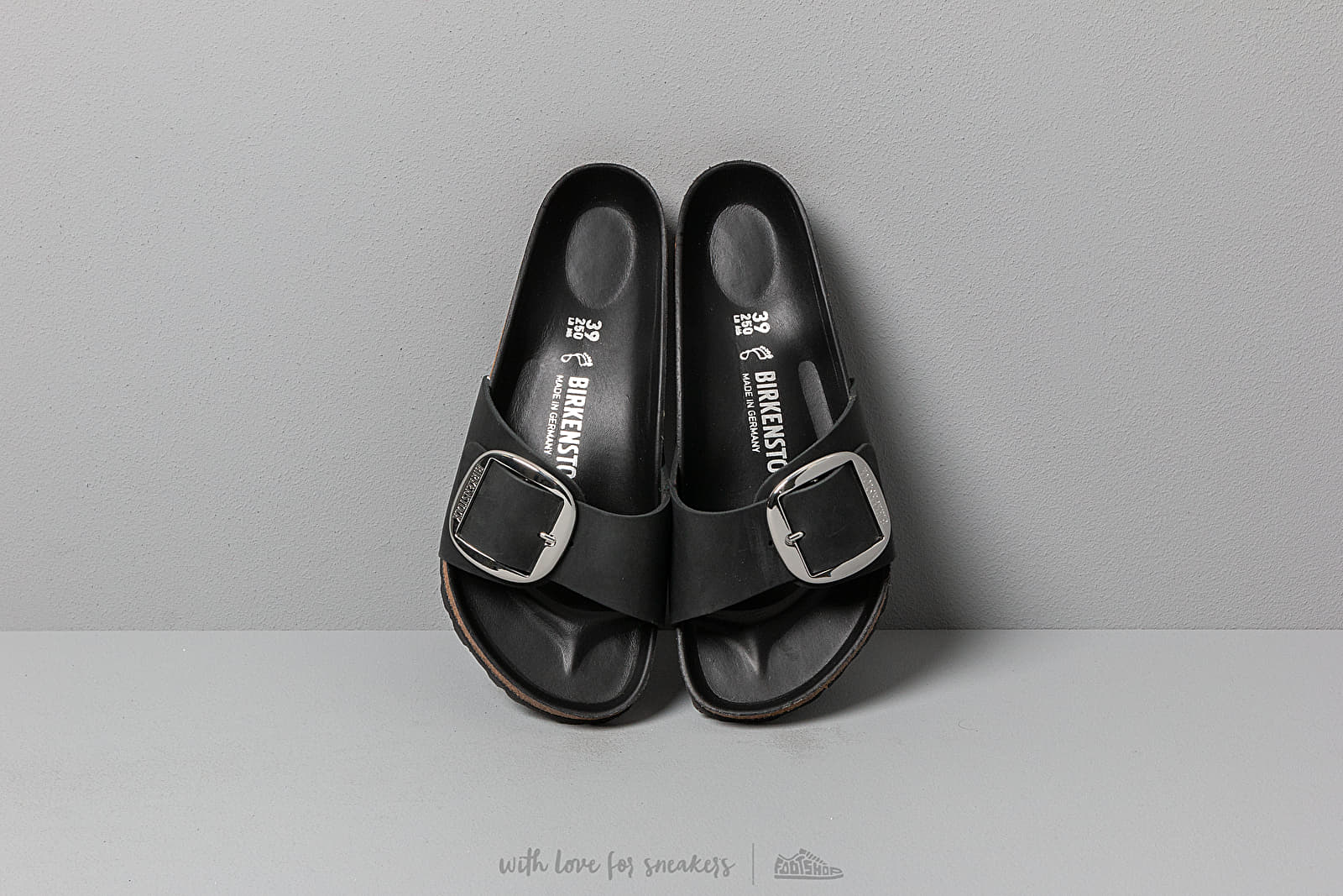 Moteriška avalynė Birkenstock Madrid Big Buckle Black
