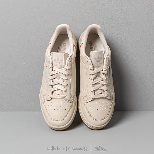 Men s shoes adidas Continental 80 Core Brown Scarlet Ecru Tint Footshop