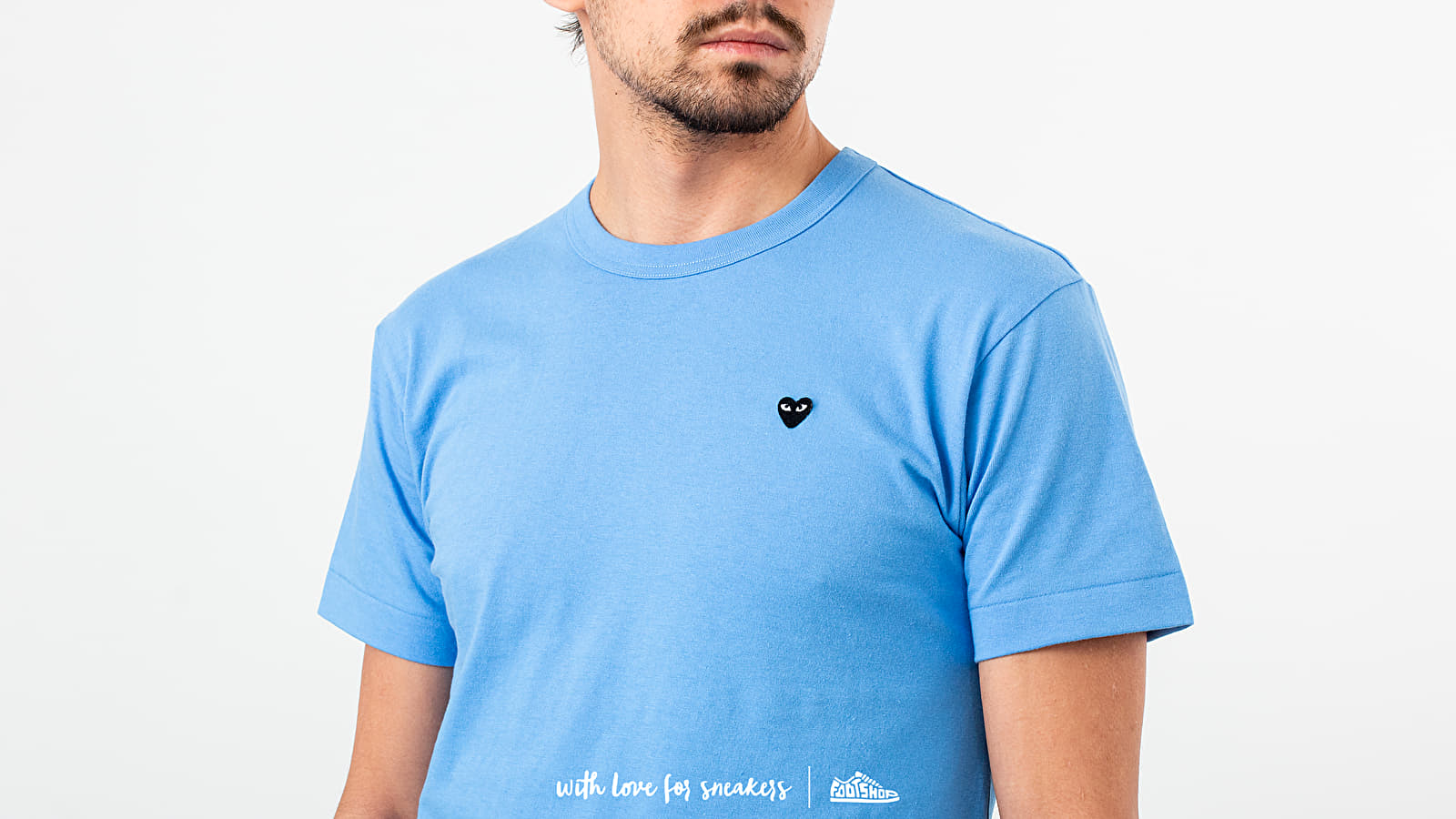 T-shirts Comme des Garçons PLAY Tee Blue