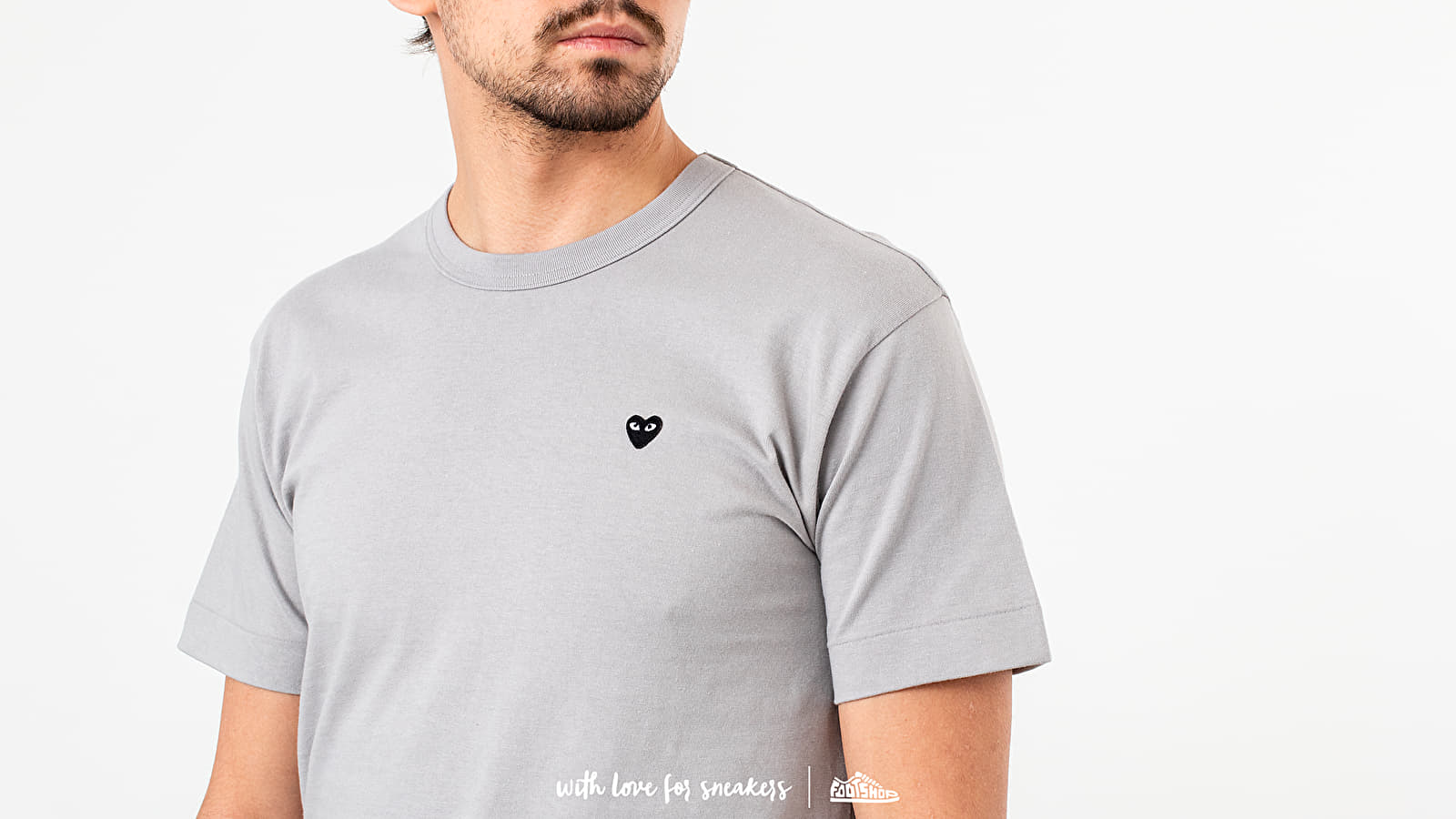 Koszulki Comme des Garçons PLAY Tee Grey | Footshop