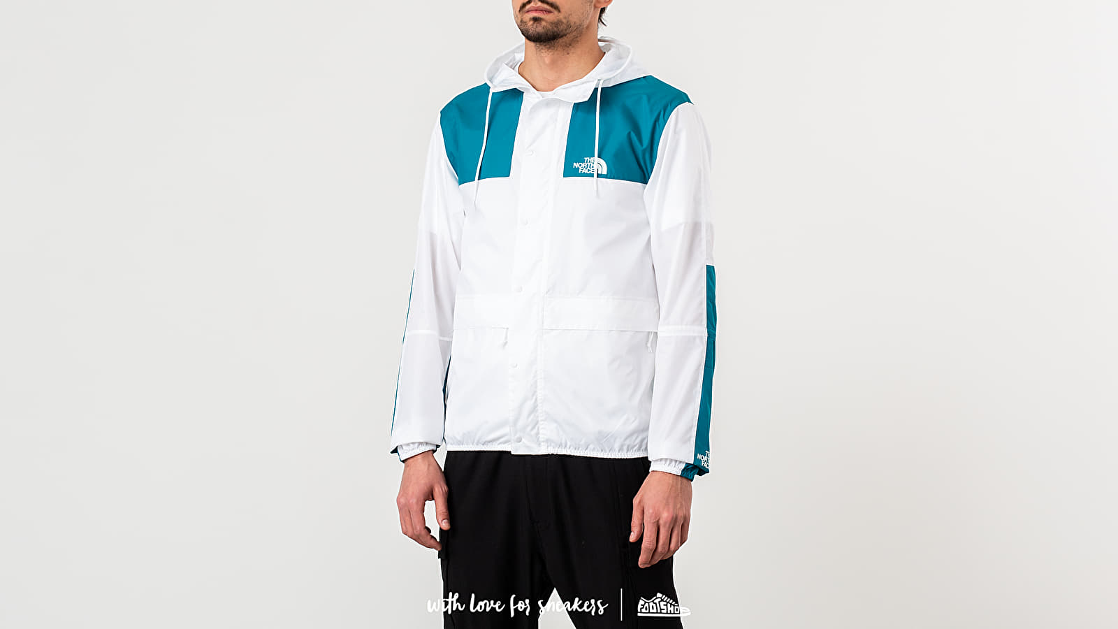 Jackets The North Face 1985 Mountain Jacket TNF White/ Crystal Teal