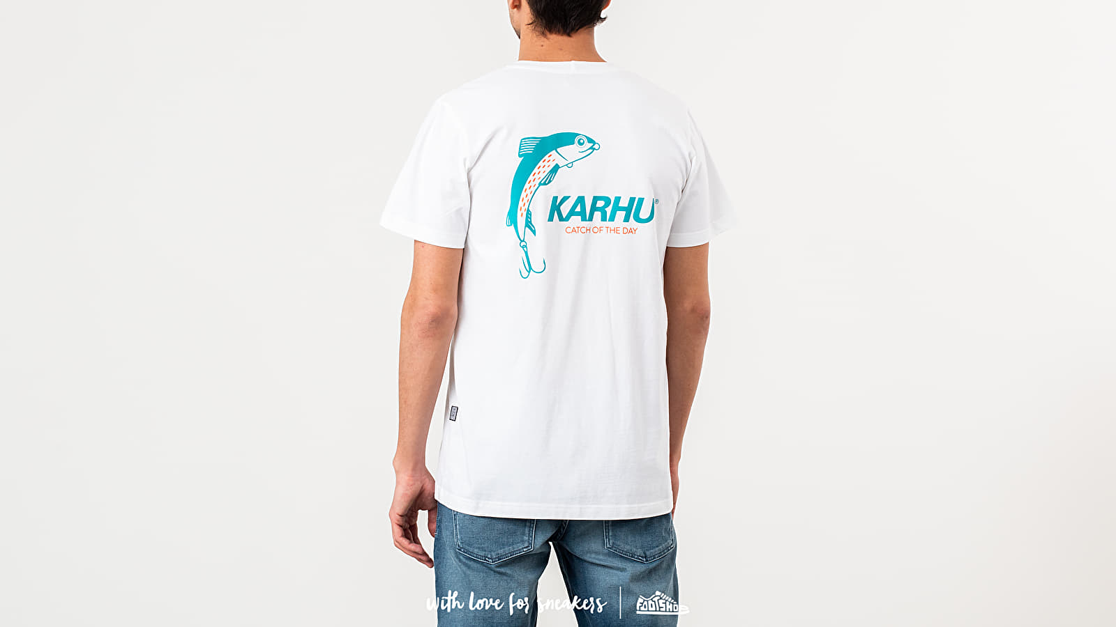 T-shirts Karhu X R-Collection: “CATCH OF THE DAY” Tee White