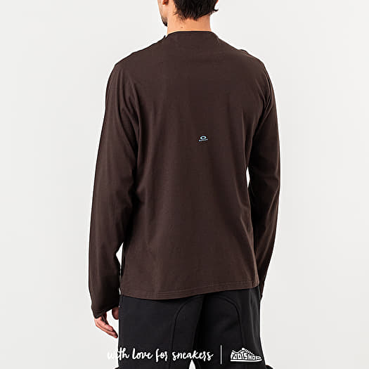 Oakley by Samuel Ross Skydiver Zipped Long Sleeve Tee Brown | Footshop