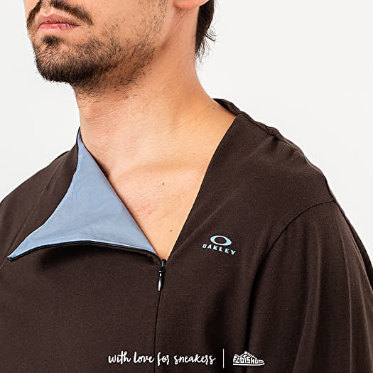 Oakley by Samuel Ross Skydiver Zipped Long Sleeve Tee Brown | Footshop