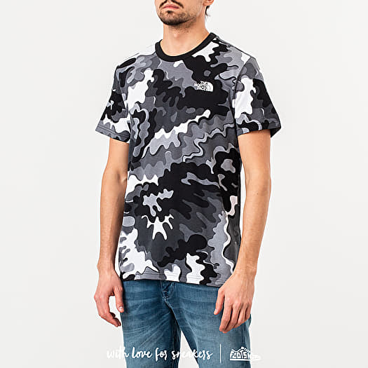 The north face camo shirt top