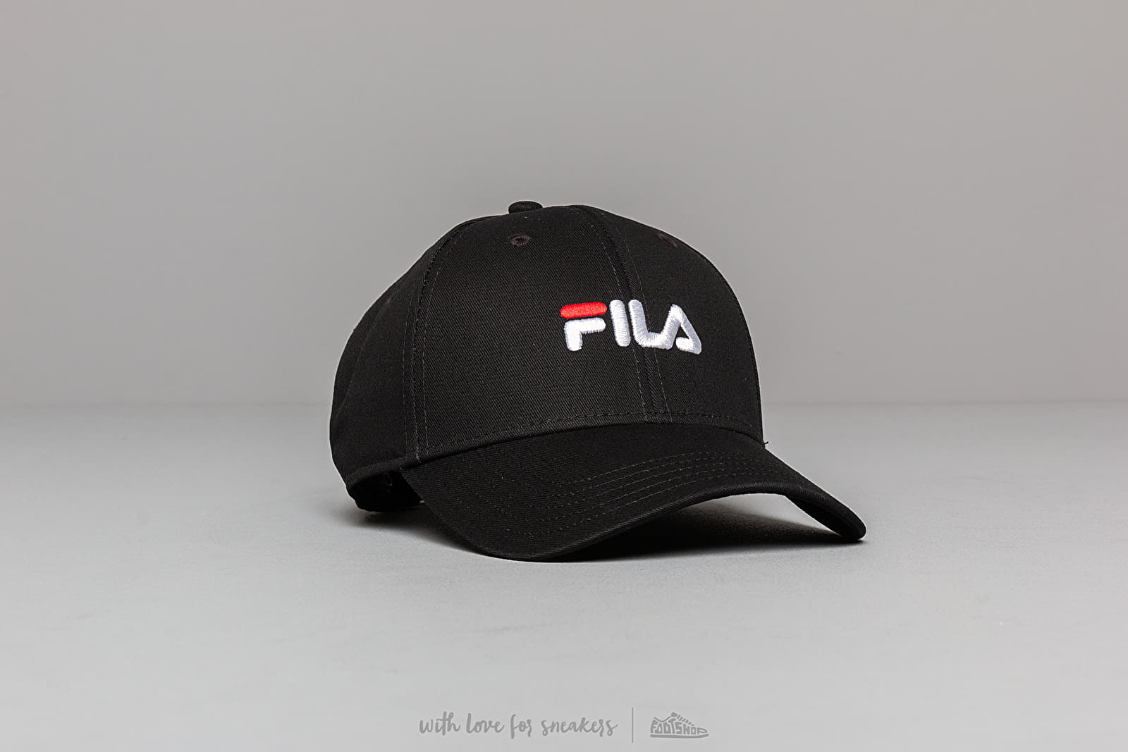 Шапки FILA Linear Logo Panel Strapback Cap Black