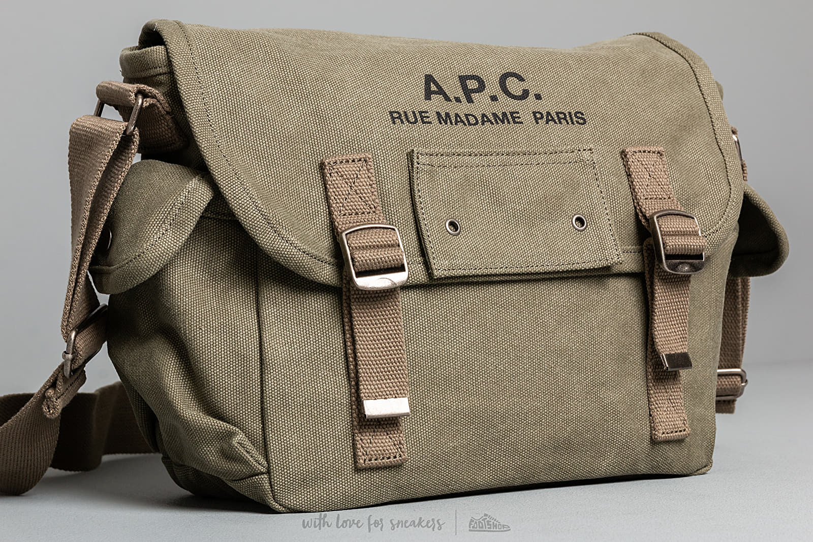 Umhängetaschen A. P. C. Recovery Shoulder Bag Khaki