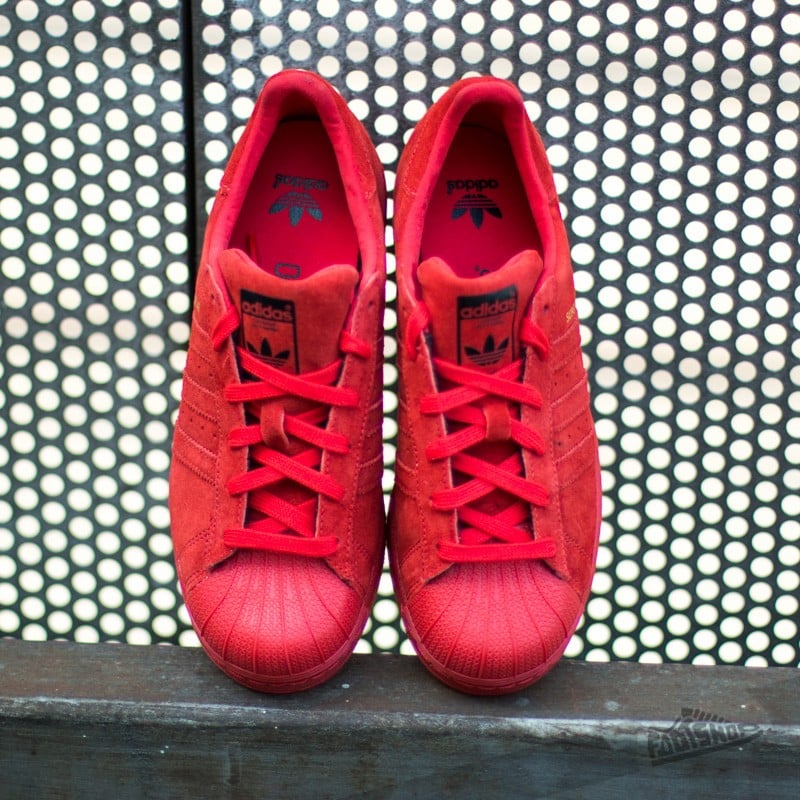 Adidas superstar city series k best sale red