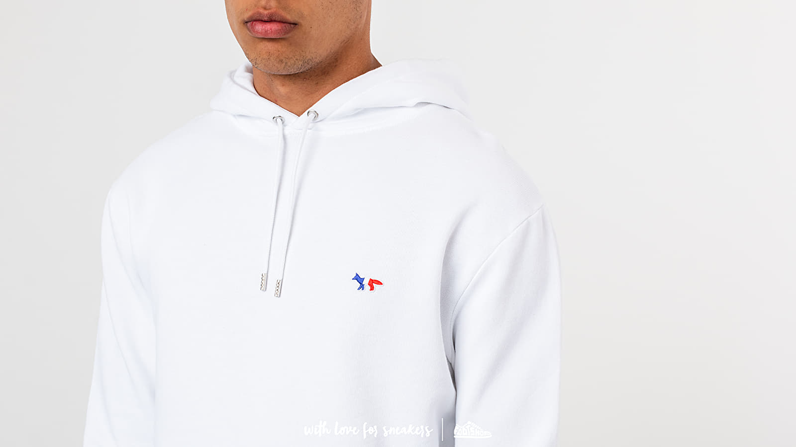 Sweatshirt tricolor sales fox patch