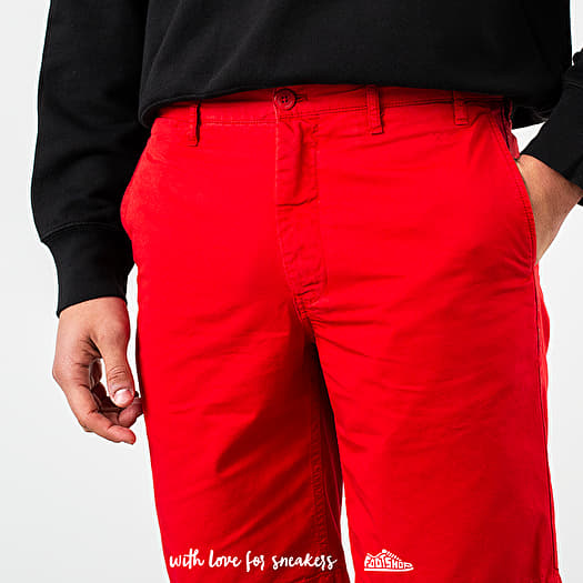 Shorts Norse Projects Aros Light Twill Shorts Askja Red Footshop