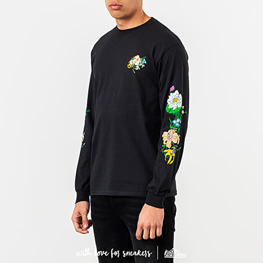 T-shirts RIPNDIP Blooming Nerm Longsleeve Tee Black Footshop