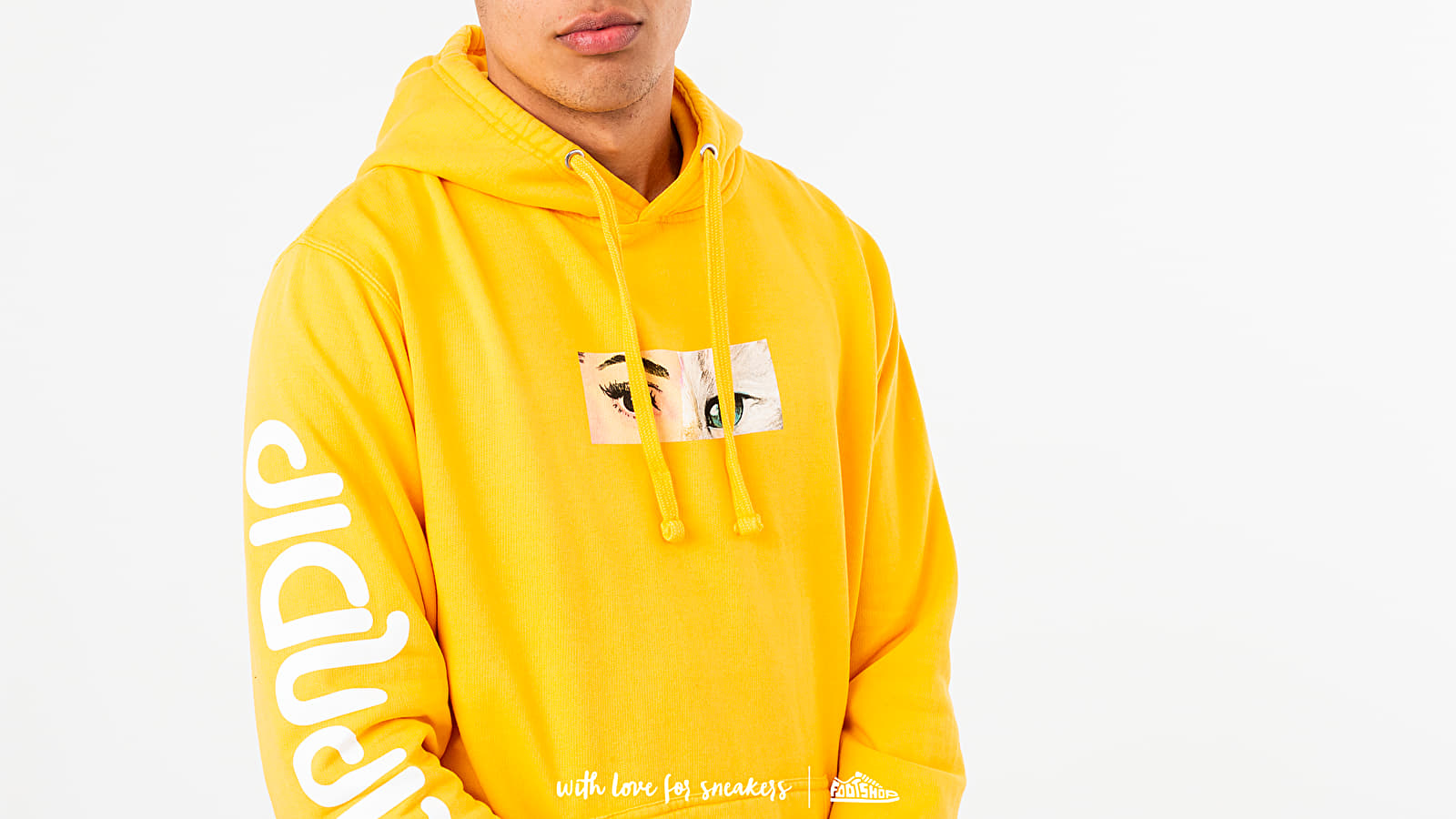 Yellow rip n dip hoodie top