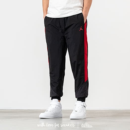 Jogger Pants Jordan Diamond Cement Pants Black Gym Red Footshop