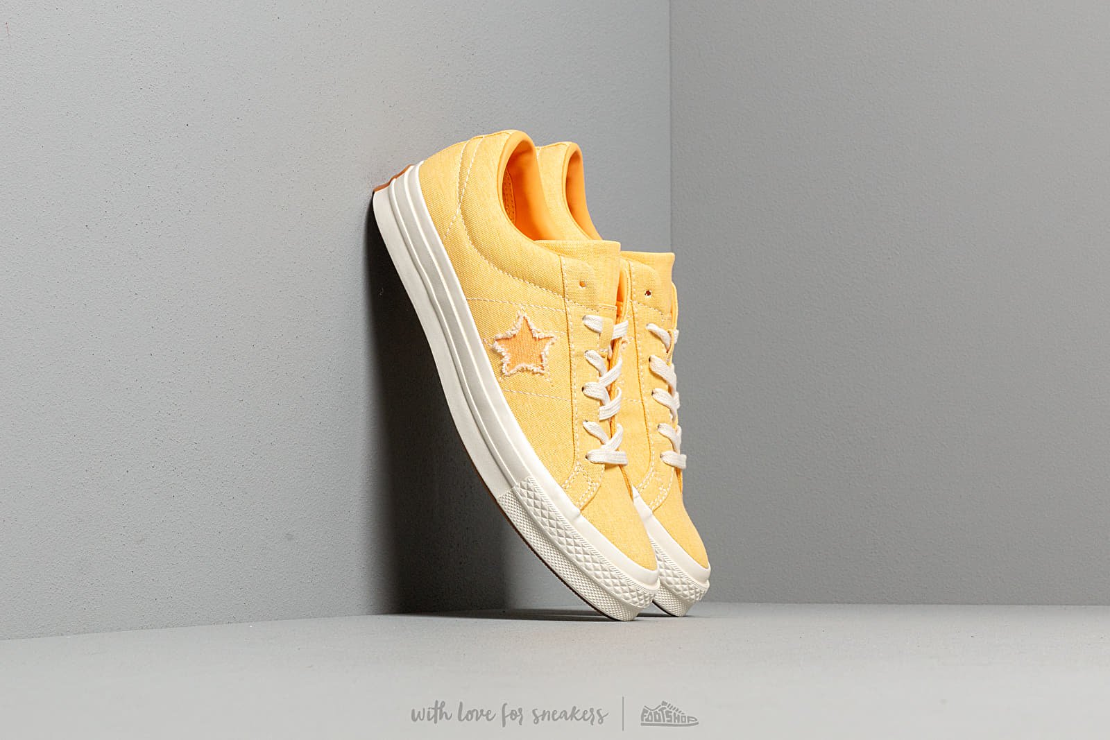 Converse one star sunbaked yellow discount