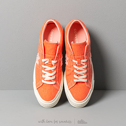 Scarpe uomo Converse One Star OX True Orange Bleached Coral Footshop