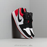 Air Jordan 1 Low White/ Black-Gym Red