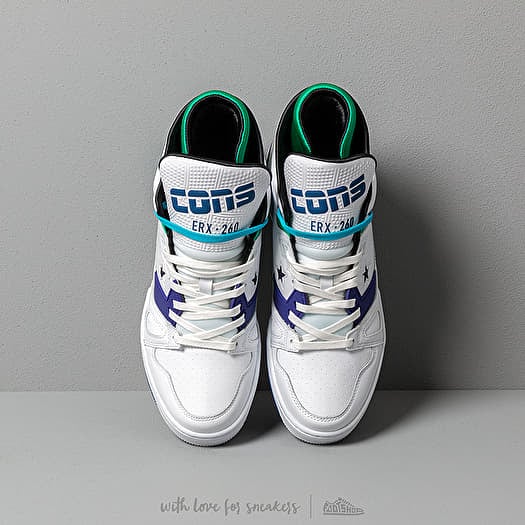 Men s shoes Converse ERX 260 Mid White Court Purple Bold Jade Footshop