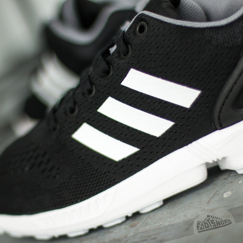 Adidas zx flux black and white stripes clearance