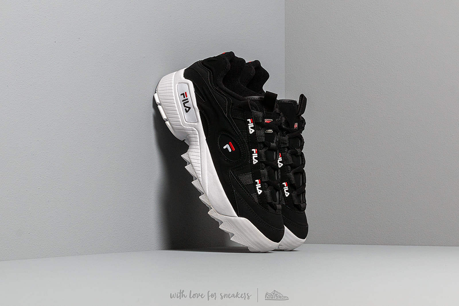 Női cipők FILA D-Formation W Black/ White/ Red