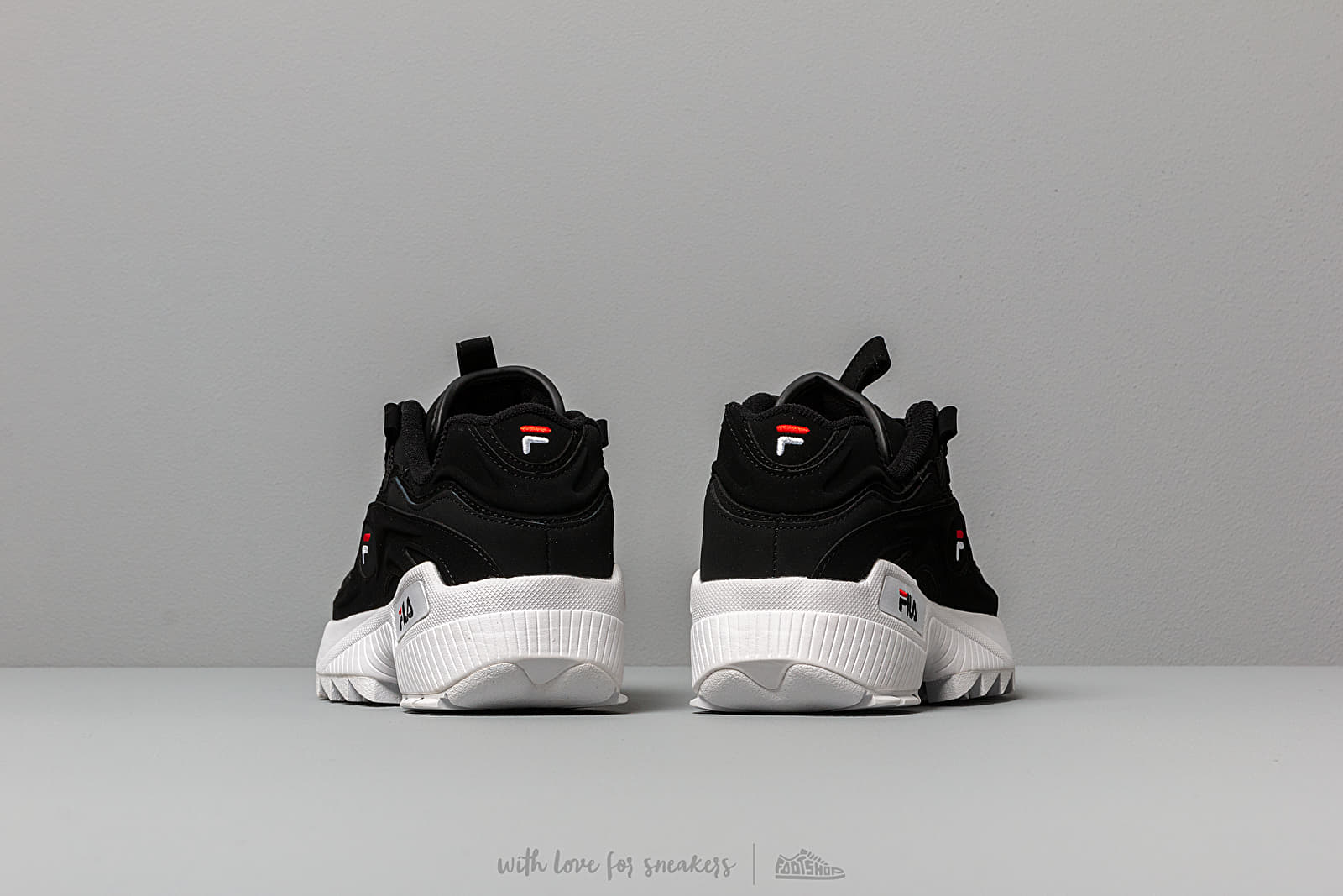 Women s shoes FILA D Formation W Black White Red Footshop