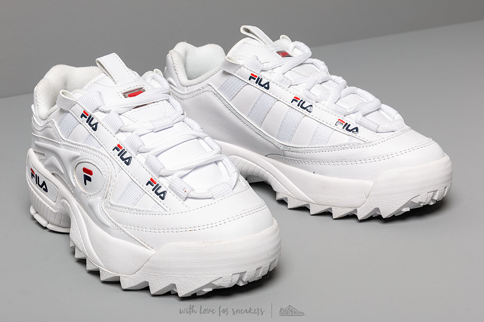 Women s shoes FILA D Formation Wmn White FILA Navy FILA Red Footshop