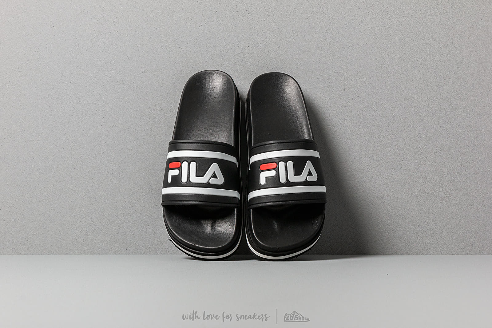 Zapatillas mujer FILA Morro Bay Zeppa Wmn Black/ Stripe
