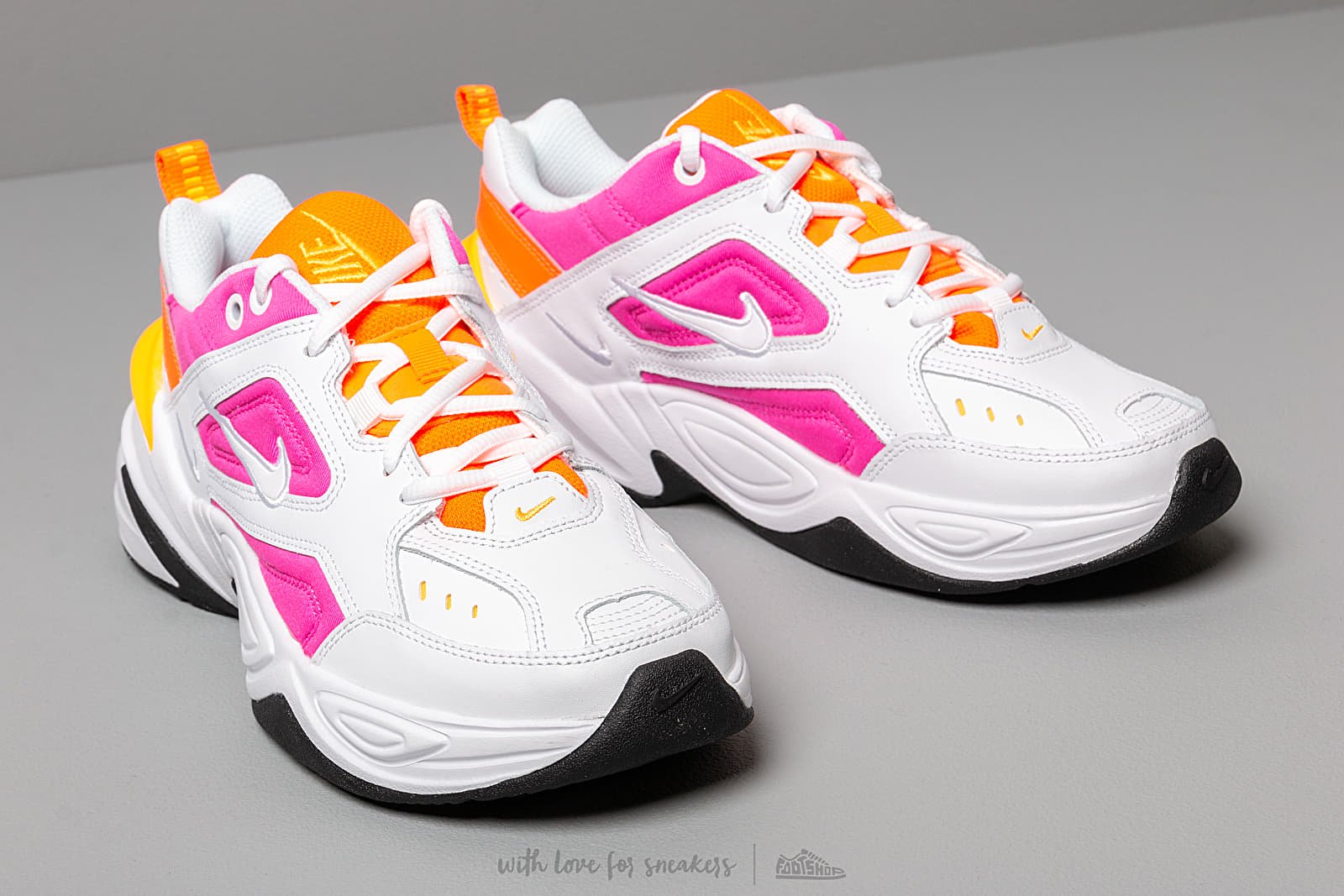 Women s shoes Nike W M2K Tekno White White Laser Fuchsia Hyper Crimson Footshop