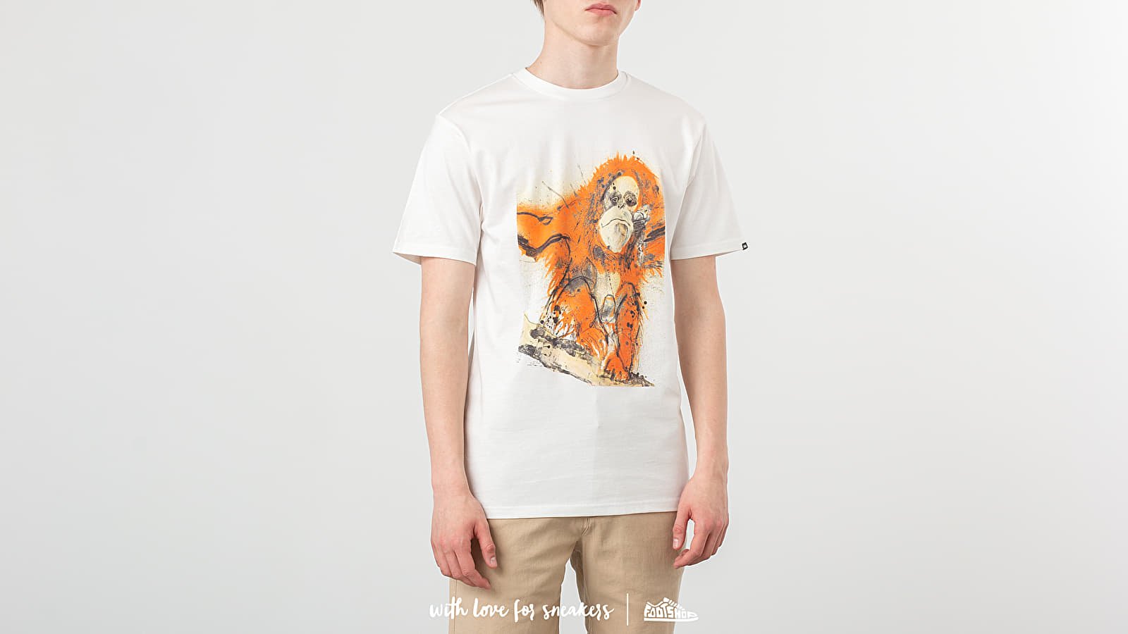 T-shirts Vans x Ralph Steadman Orangutan Tee White
