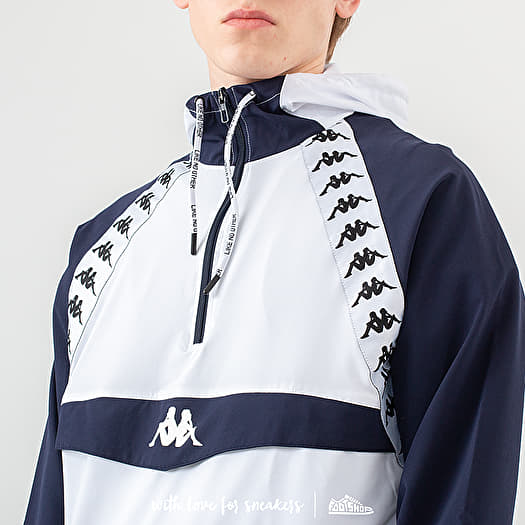 Kappa windbreaker white sales