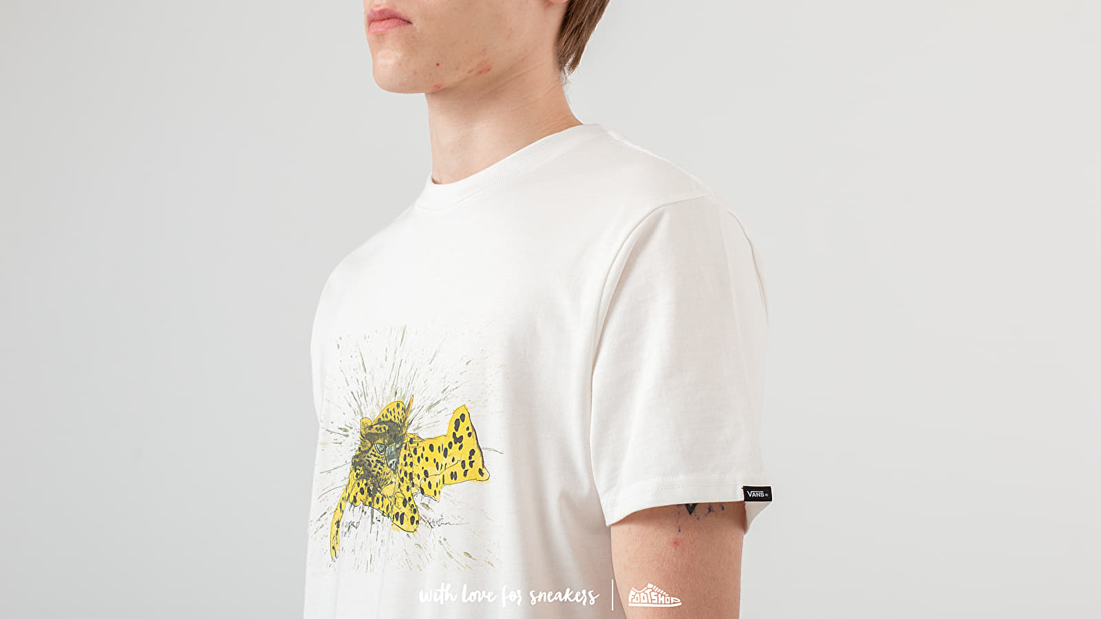 T-shirts Vans x Ralph Steadman Amur Leopard Tee White