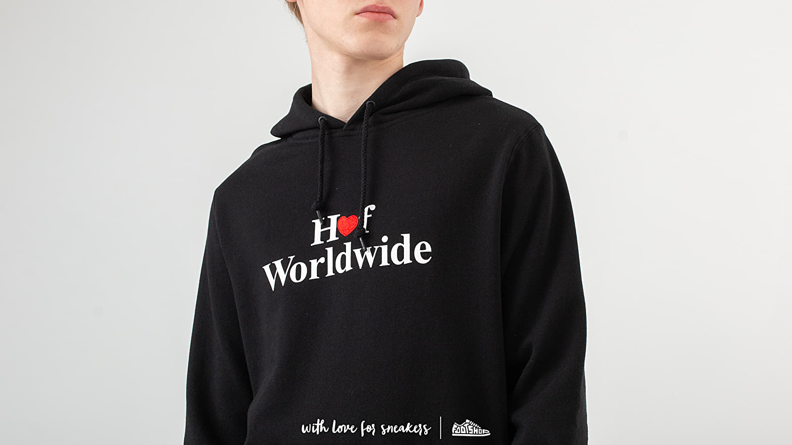 Hoodies and sweatshirts HUF Love Hoodie Black Footshop