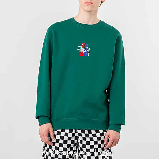 Stussy 2 bar on sale stock crewneck sweatshirt