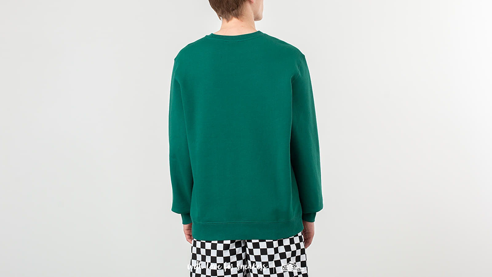 Felpe Stüssy 2 Bar Stock App. Crewneck Green