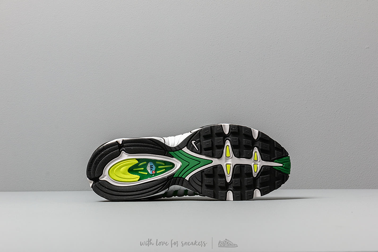 Herren Sneaker und Schuhe Nike Air Max Tailwind IV White/ Volt-Black-Aloe Verde