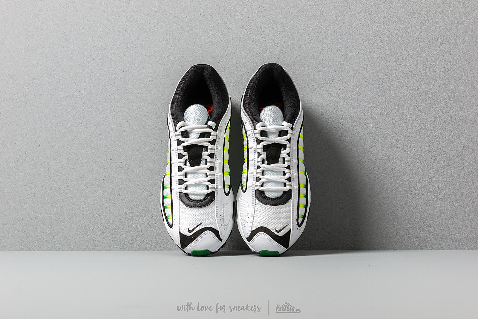 Men s shoes Nike Air Max Tailwind IV White Volt Black Aloe Verde