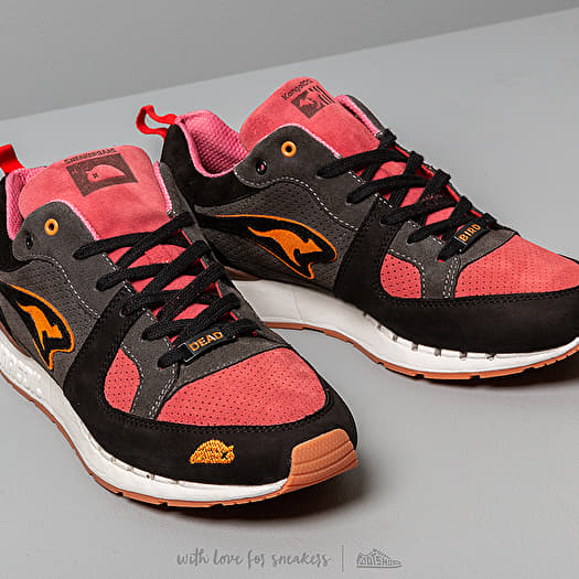 KangaROOS KX-Arg EV Sneakers, uniseks, fiery red/jet zwart, 40 EU, Fiery Red Jet Black, 40 EU