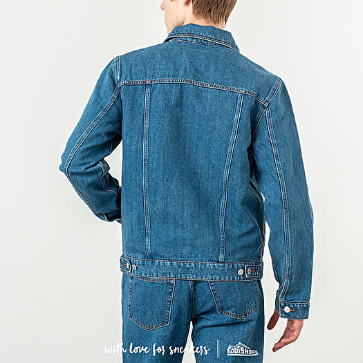 A. P. C. Charles Washed Denim Jacket Washed Indigo | Footshop