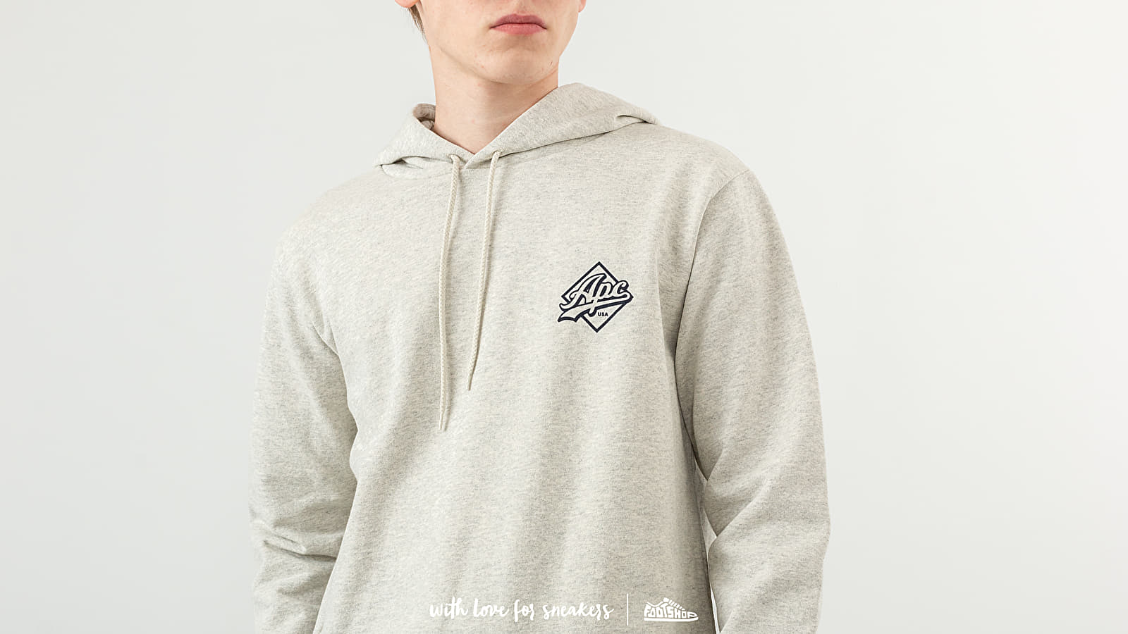 Hoodies and sweatshirts A.P.C Aston Hoodie Grey Footshop