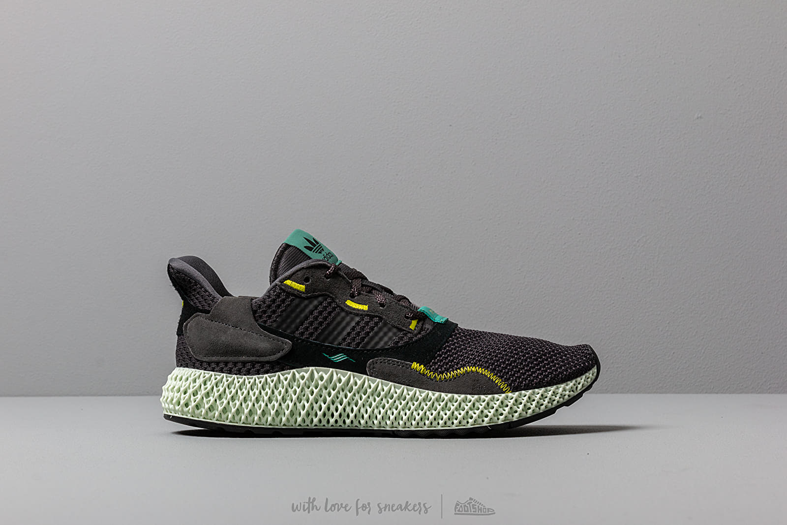 Încălțăminte și sneakerși pentru bărbați adidas ZX 4000 4D Carbon/ Carbon/  Sesoye | Footshop