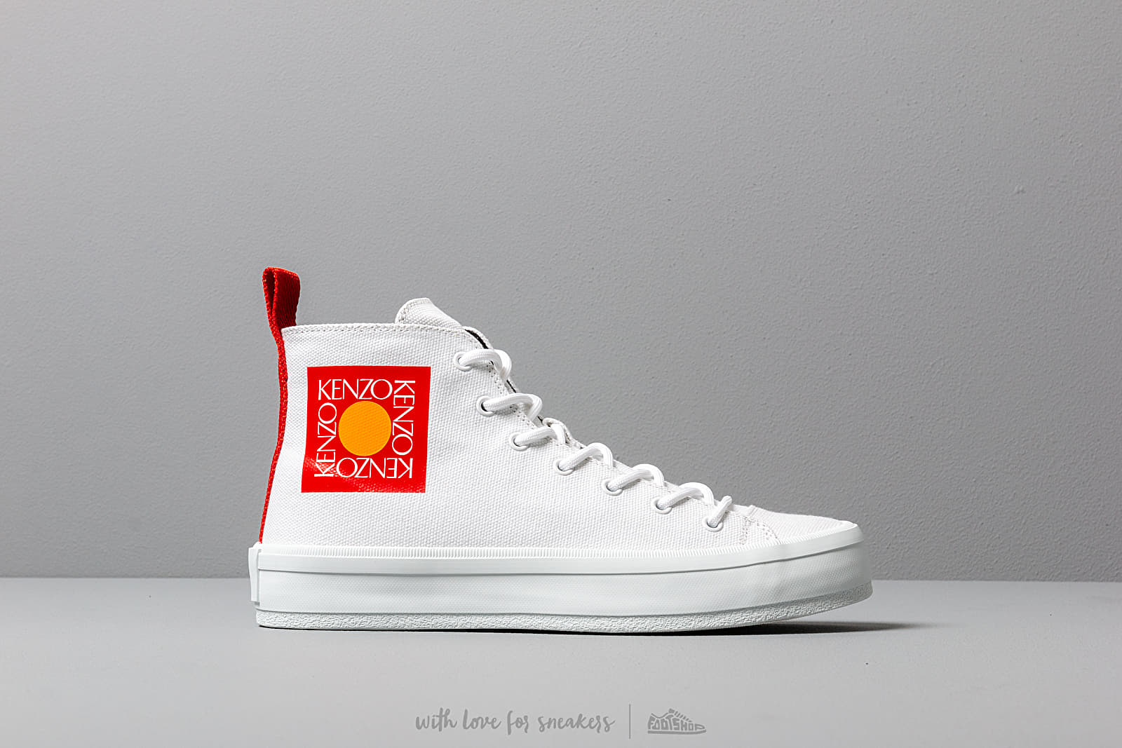 Pánske tenisky a topánky KENZO K-Street Sneakers White