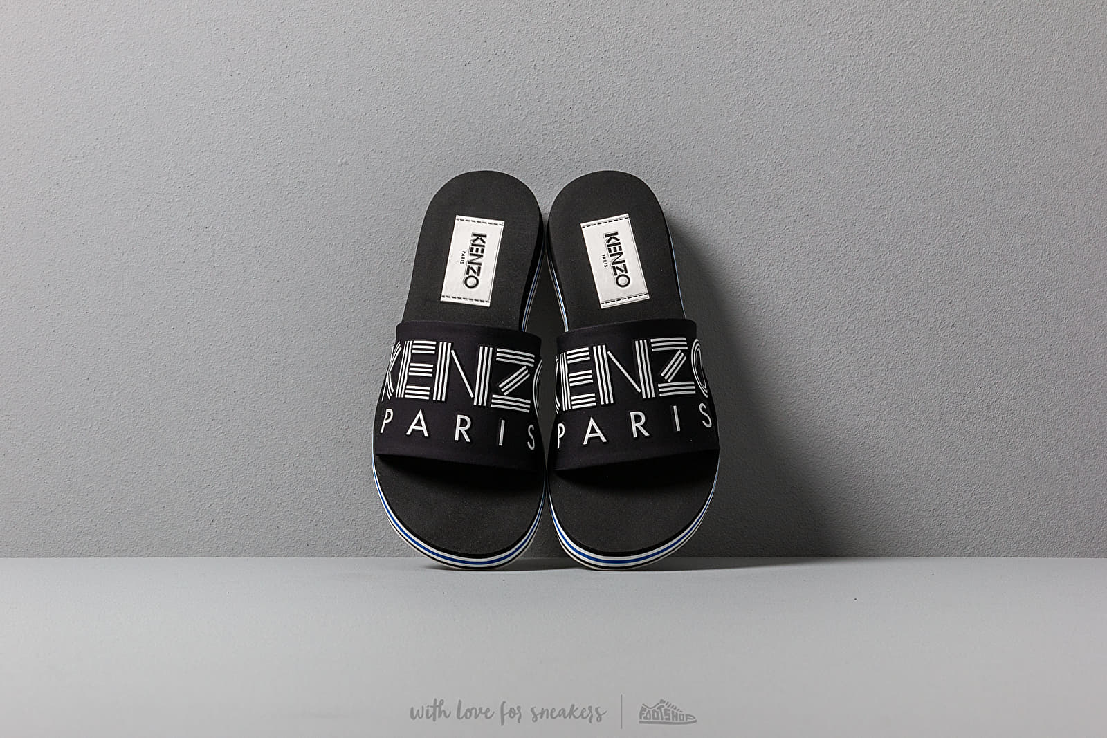 Women's shoes KENZO Papaya Flat Sporty Mules Black