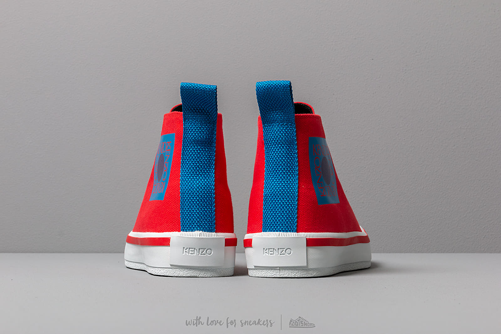 Pánske tenisky a topánky KENZO K- Street Sneakers Medium Red