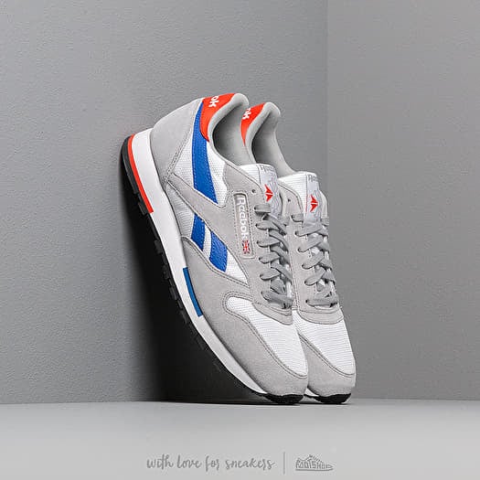 Men s shoes Reebok Classic Leather MU White Grey Cobalt Orange Black Footshop