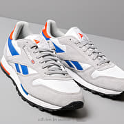 Men s shoes Reebok Classic Leather MU White Grey Cobalt