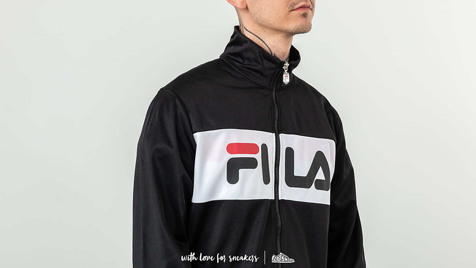 Mens fila track jacket deals
