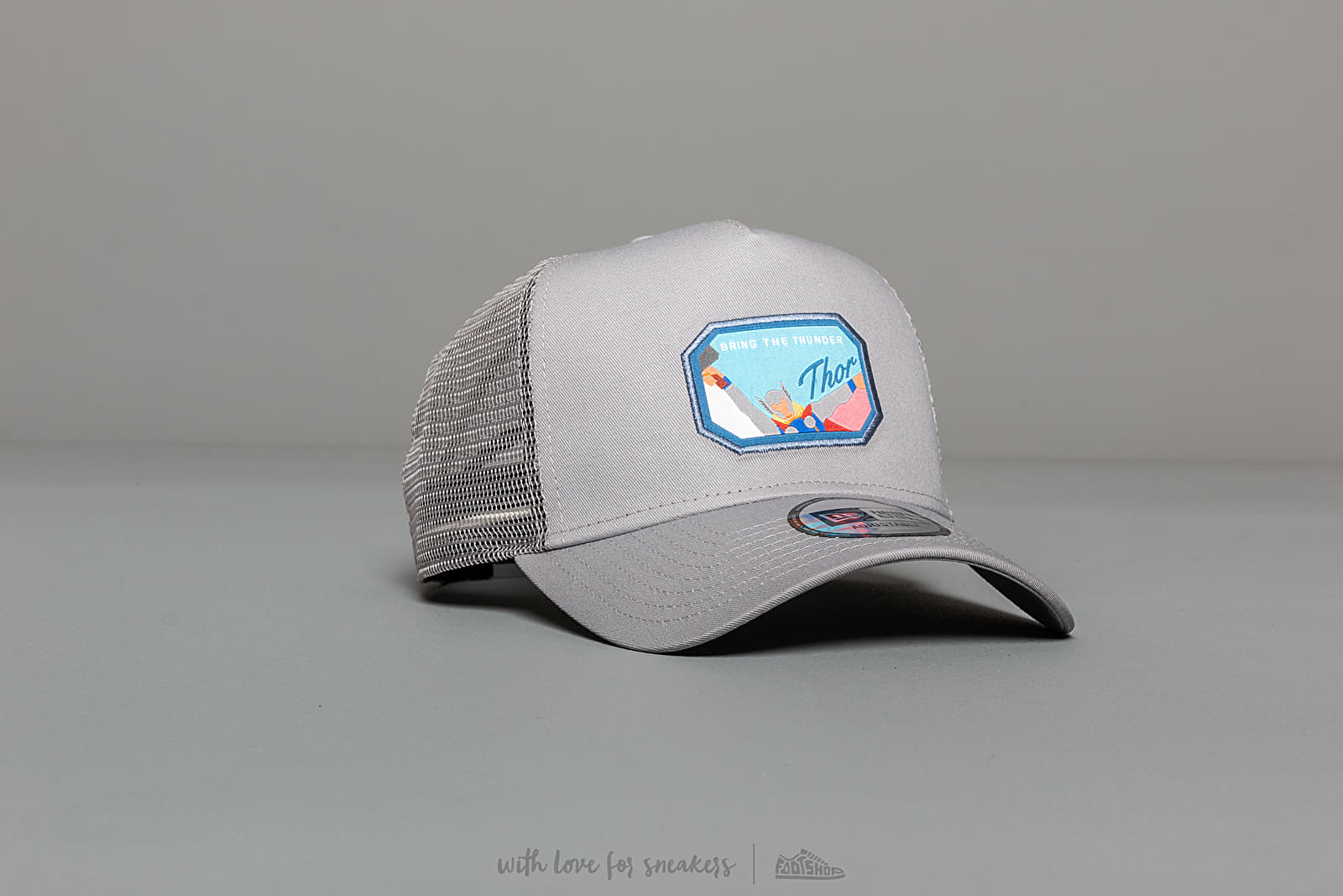 Caps New Era 940 Character A Frame Trucker Grey